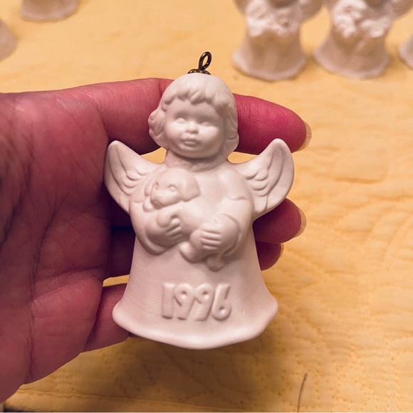 10pcs vintage 90s W Germany Goebel Christmas tree bell...